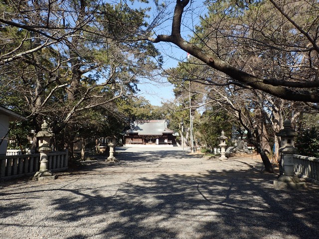 焼津神社：参道