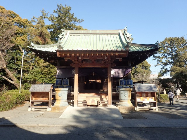 御穂神社：拝殿